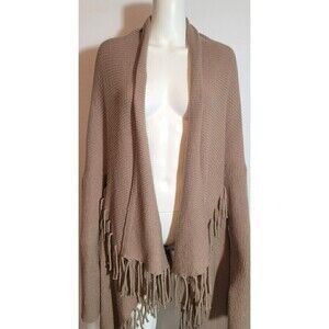 Umgee Oversized Fringe Sweater - Size S